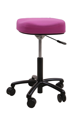 Vela Samba 410 Taburet i lys violet med sort fodkryds.