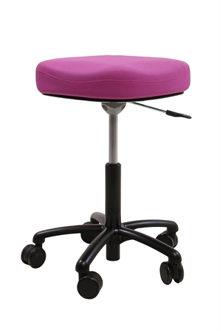 Vela Samba 410 Taburet i lys violet med sort fodkryds.
