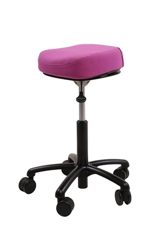 Vela Samba 410 Taburet i lys violet med sort fodkryds.
