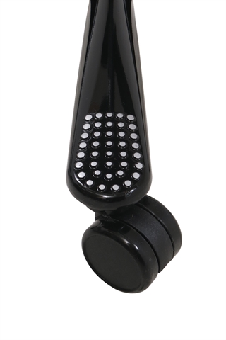 Det sorte fodkryds set tæt på.