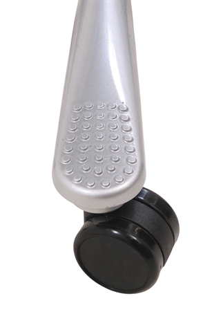 Det sølvgrå fodkryds set tæt på.