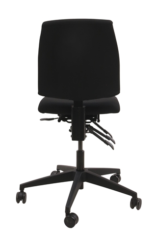 Interstuhl 16GD1 i sort set bagfra.