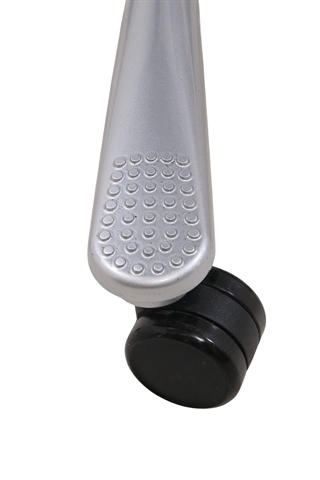 Det sølvgrå fodkryds set tæt på.