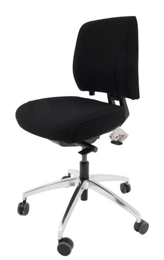 Tronhill - Magna Low Back - Kvalitets Kontorstol (Sort)