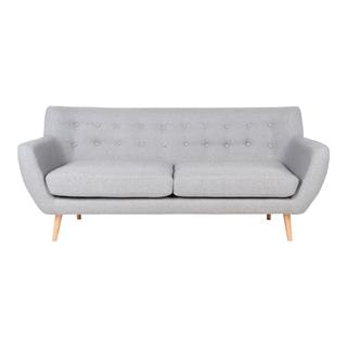 Flot og elegant sofa fra House nordic i lysegrå/træ.