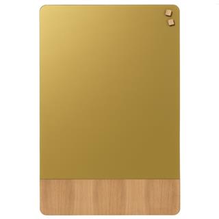 Naga glasboard 60x80 i guld med egefiner.