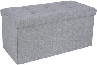 Smart ottoman med indbygget opbevaringsrum fra Songmics.