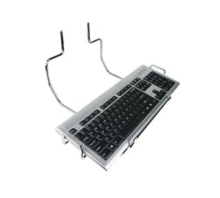 Tastaturbakken med tastatur isat
