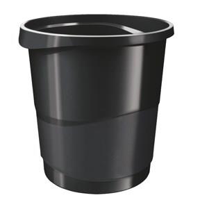 Flot og elegant papirkurv fra Esselte i sort.