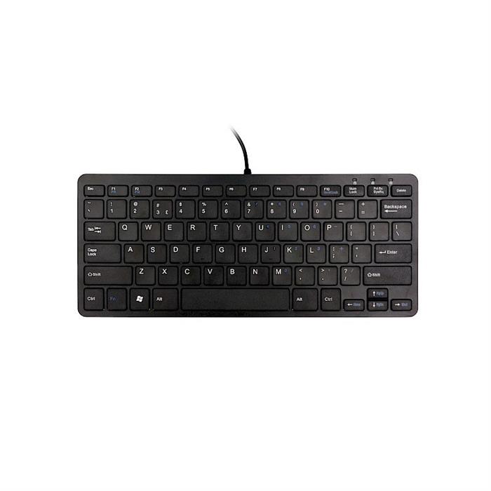 R-Go - Kompakt tastatur (sort)