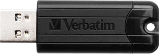 Verbatim - Pinstripe Drive - 256 GB USB 3.0 (sort)
