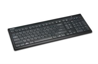 Tastaturet set oppefra
