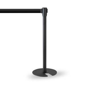 Velegnet afspærring fra Elj i sort/sort.