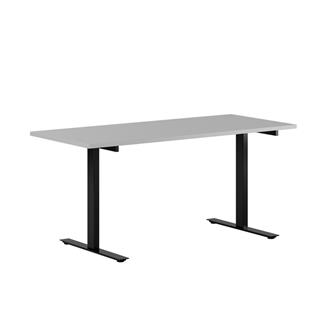 Elegant skrivebord i høj kvalitet fra Elj i grå/sort.