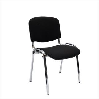 Comfort Basic konferencestol i sort/krom fra FTI.
