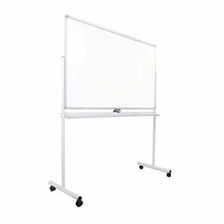 ECO dobbelt whiteboard på hjul fra FTI i hvid/alu.