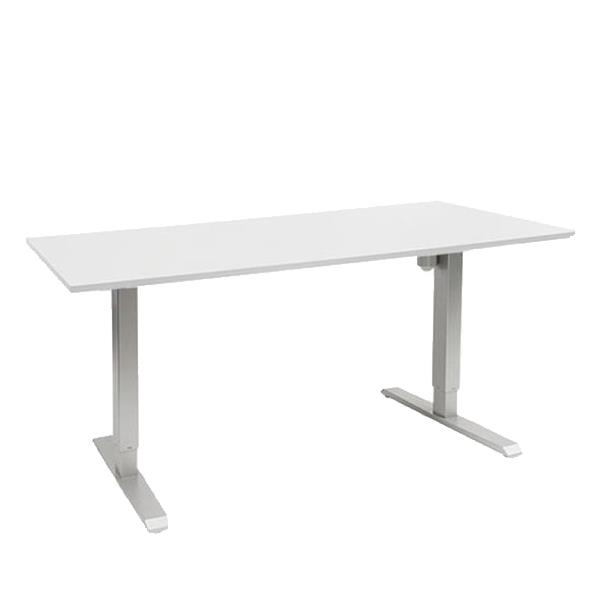 Ganske fortrinlig hæve sænkebord i hvid fra Fti