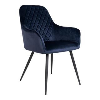 En særdeles flot og velegnet stol fra House nordic i blå/sort.