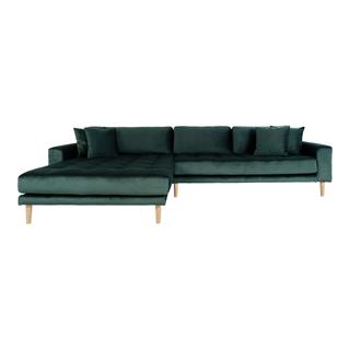 Elegant sofa i høj kvalitet fra House nordic i mørkegrønt velour.