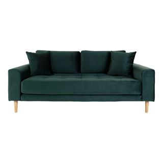 Flot og elegant sofa fra House nordic i mørkegrønt velour.