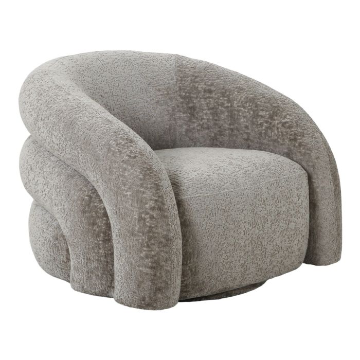 Loungestol med drejefunktion, natur, HN1251 fra House Nordic