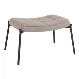 Fodskammel, stone med sorte ben, HN1231 fra House Nordic