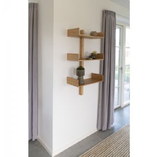 Væghylde, bambus, natur 50x102 cm fra House Nordic