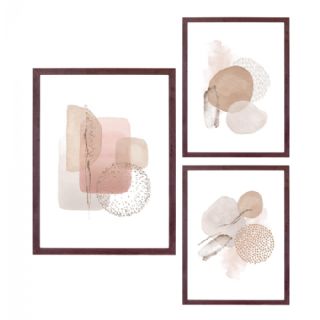 Rammesæt, mørkebrun, sæt af 3 fra House Nordic