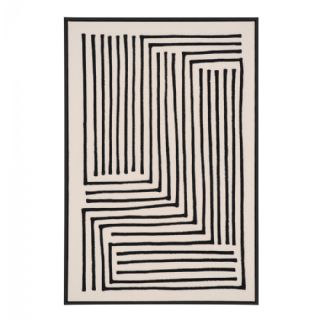 Lærredsprint, canvas, sort/beige, No.3 60x90 cm fra House Nordic