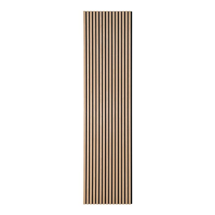 Akustikpanel, træfiner, natur, egetræslook 2400x600x22 mm fra House Nordic