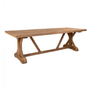 Spisebord, teak, natur, 100x240x75 cm fra House Nordic