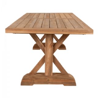 Spisebord, teak, natur, 100x240x75 cm fra House Nordic
