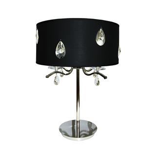 Milano bordlampe i sort/krom fra Design by Grönlund
