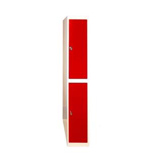 Garderobeskab med røde døre fra Altikon
