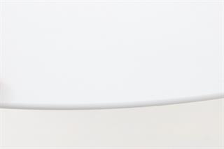 cafebord i hvid laminat ø 120 cm
