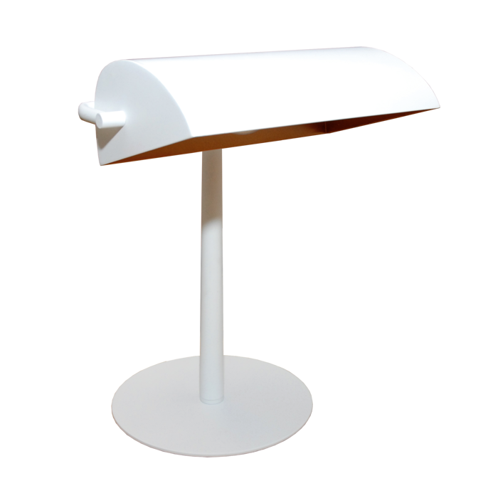 Banker Lux bordlampe i hvid fra Design by Grönlund.