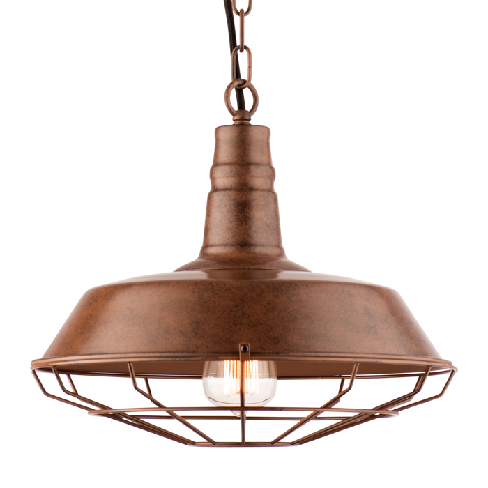 Ganske fortrinlig loftlampe i brun fra Design by grönlund