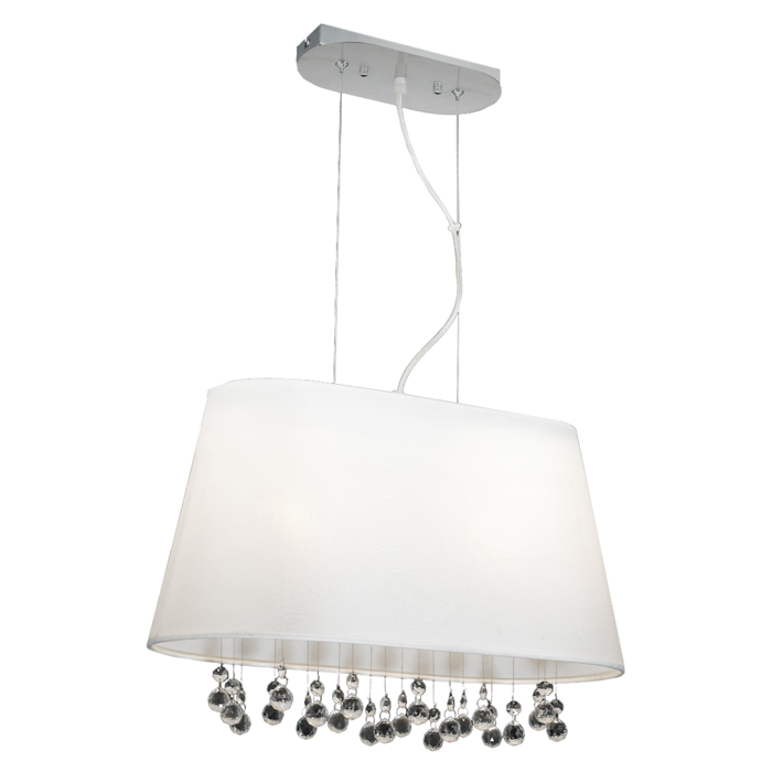 Bellini loftslampe i hvid/krom fra Design by Grönlund