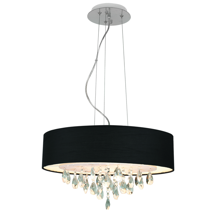 Brilliant loftslampe i sort og krom Design by Grönlund