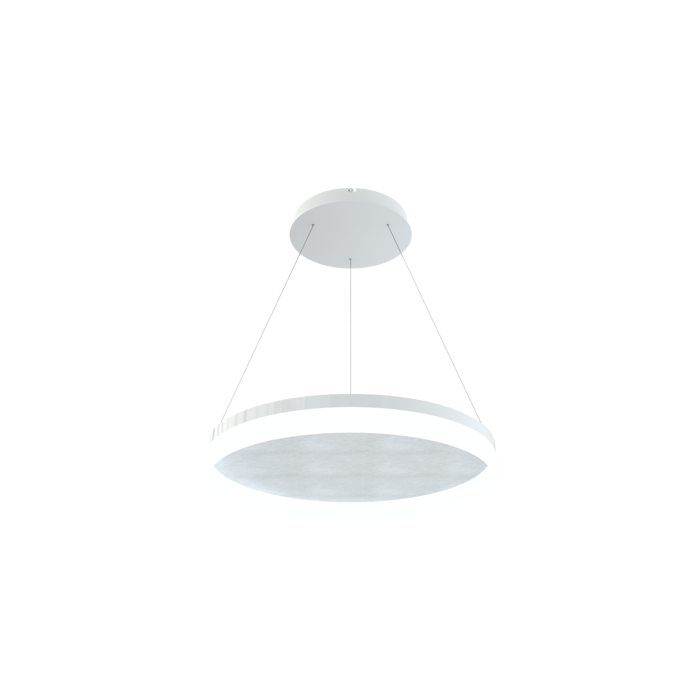 Acoustic Circulo akustiklampe Ø60 i hvid fra Design by Grönlund