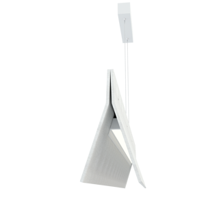 Acoustic Line akustiklampe i hvid fra Design by Grönlund