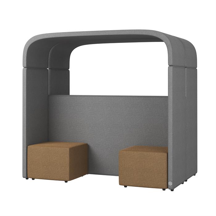 Akustiksofa i modellen Minimal 2 i farven Bronze