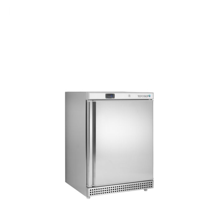 Energivenligt lagerkøleskab, rustfrit stål UR200X1