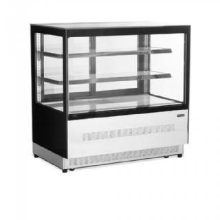 Tefcold - Display kølemontre med flad glasfront og -top LPD1200F/BLACK