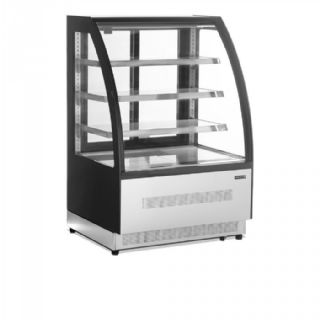 Tefcold - Display kølemontre med buet glasfront og -top LPD900C/BLACK