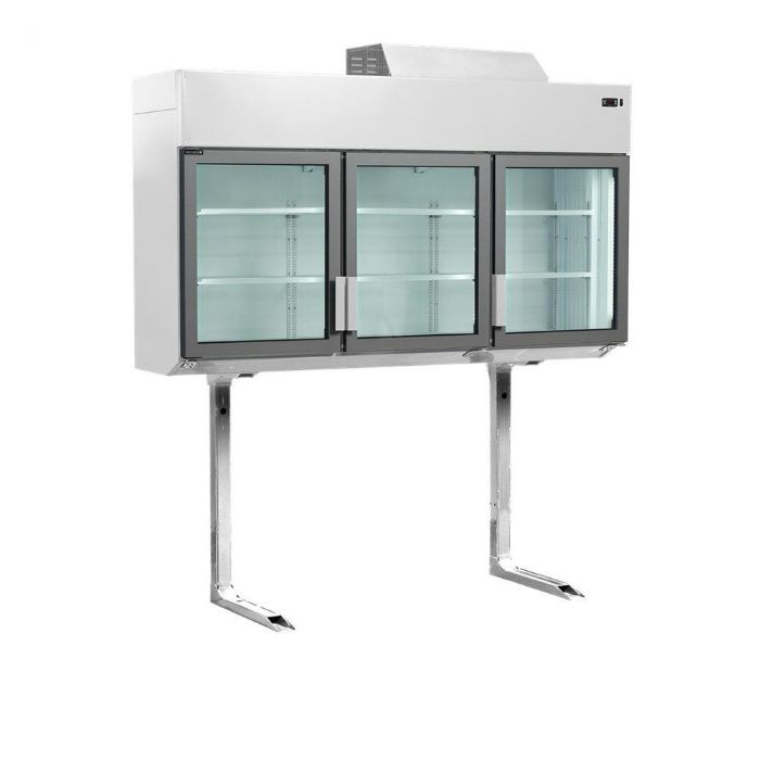 Tefcold - 3-dørs vægfryser -køler - MTF210 VS