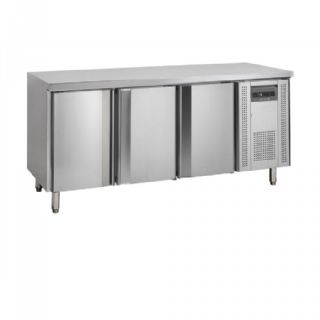 Tefcold - Rustfrit kølebord med GN1/1 hylder CK7310/-SP