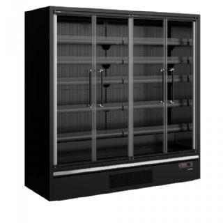 880 mm dyb multideck køler med døre Galaxy+ GP20FGD Maxi Black