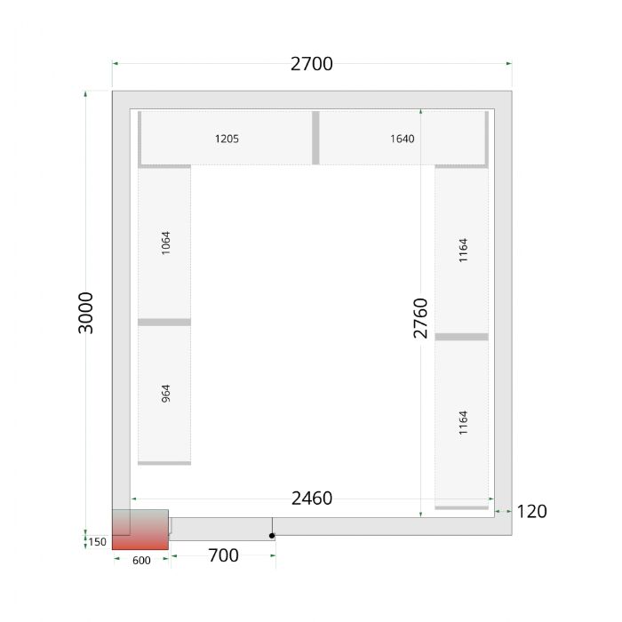 CRNF2730 Shelf Rack System Kit