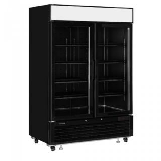 Elegant, sort displaykøler med lystop LGC5000B